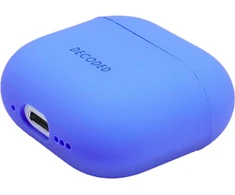 Decoded Dekoduotas silikoninis oro dėklas, skirtas „AirPods 4“ – mėlynas