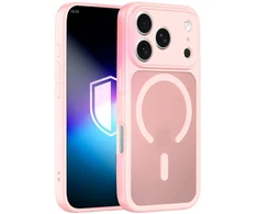 Dėklas 3MK Misty MagCase do Apple iPhone 17 Pro/ 18 Pro rožinė