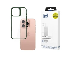 3MK SatinArmor+ Apple iPhone 16 Pro 6.3" dėklas telefonui žalios spalvos Military Grade
