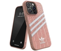 Dėklas ADIDAS OR SAMBA ALLIGATOR IPHONE 14 PRO 6.1 "Rožinis-BIAA / MAUVE-Baltas 50200