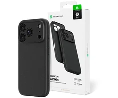 Dėklas AmazingThing Glamour AllSkin iPhone 18 Pro Case with Camera Cover, MagSafe Compatible - Juodas