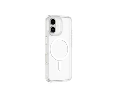 AmazingThing Minimal Mag dėklas su Magnetic Ring skirtas Apple iPhone 16 – skaidrus