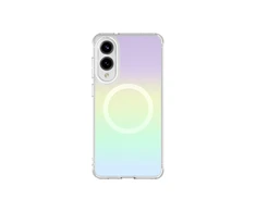 AmazingThing Minimal Mag dėklas su Magnetic Ring skirtas Samsung Galaxy S25 Edge - Iridescent