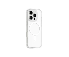 AmazingThing Minimal Mag dėklas su Magnetic Ring skirtas Apple iPhone 16 Pro Max - skaidrus