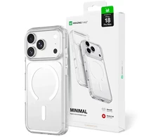 Dėklas AmazingThing Minimal Mag Drop Proof Case 3 Lens for iPhone 18 Pro Max with Lanyard Mount and MagSafe Compatible - Clear