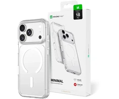 Dėklas AmazingThing Minimal Mag Drop Proof Case 3 Lens for iPhone 18 Pro with Lanyard Mount, MagSafe Compatible - Clear