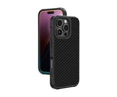 „AmazingThing Titan Max“ dėklas su 1500D aramidiniu pluoštu, skirtas „iPhone 16 Pro“ - Juodas