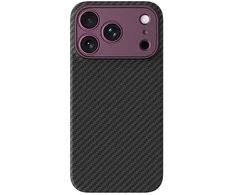Dėklas AmazingThing Titan Max Lens Case for iPhone 18 Pro Max in Aramid Fiber with Camera Cover, Compatible with MagSafe - Violetinė