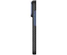 AmazingThing Titan Max lęšių dėklas iPhone 18 Pro Max su aramidinio pluošto fotoaparato dangteliu, suderinamas su MagSafe – mėlyna