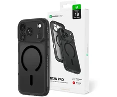 Dėklas Amazingthing Titan Pro Lens MagSafe do iPhone 18 Pro Max juoda