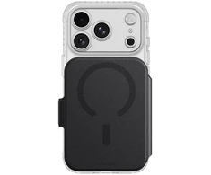 Dėklas AmazingThing Titan Pro Lens Flip Set iPhone 18 Pro Max Case with Wallet, MagSafe Compatible - Juodas