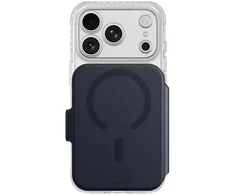 Dėklas AmazingThing Titan Pro Lens Flip Set Case for iPhone 18 Pro Max with Wallet, MagSafe Compatible - Navy Mėlyna