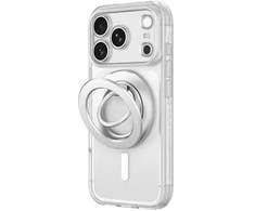 Dėklas Amazingthing Titan Pro Lens Ring Set MagSafe do iPhone 18 Pro Max permatomas