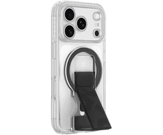 Dėklas Amazingthing Titan Pro Lens Stand Set MagSafe do iPhone 18 Pro permatomas