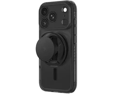 Dėklas AmazingThing Titan Pro Pop Lens Case for iPhone 18 Pro Max with Camera Cover, Holder and Stand, MagSafe Compatible - Juodas