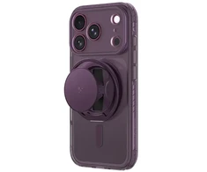 Dėklas AmazingThing Titan Pro Pop Lens Case for iPhone 18 Pro with Camera Cover, Holder and Stand, MagSafe Compatible - Violetinė