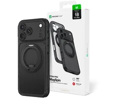 Objektyvas AmazingThing Titan Pro Spin Lens Case for iPhone 18 Pro Max with Rotating Ring and Lanyard Mount, MagSafe Compatible - Juodas