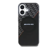 AMG Rhombs MagSafe Apple iPhone 16 Plus dėklas telefonui juodos spalvos