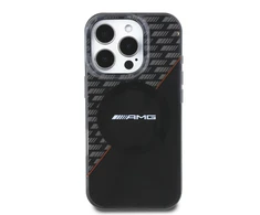 AMG Rhombs MagSafe Apple iPhone 16 Pro dėklas telefonui juodos spalvos