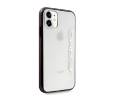 Dėklas AMHCN61AESLBK AMG Mettalic Juodas Edges Case for iPhone 11 Transparent