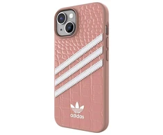 Dėklas ADIDAS OR SAMBA ALLIGATOR IPHONE 14 6.1 "Rožinis-BIAA / MAUVE-Baltas 50199