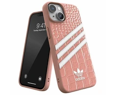 Dėklas ADIDAS OR SAMBA ALLIGATOR IPHONE 14 6.1 "Rožinis-BIAA / MAUVE-Baltas 50199