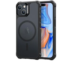 Dėklas ESR Air Armor, skirtas iPhone 15 Plus, Magsafe (juodas)