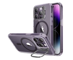 ESR Classic Kickstand Halolock MagSafe Apple iPhone 14 Pro dėklas – skaidrus violetinės spalvos