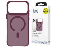 Dėklas 3Mk Protection 3mk Smoke MagCase case for iPhone 18 Pro / 17 Pro - burgundy