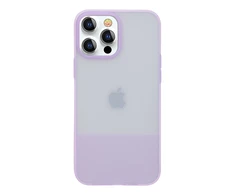 Kingxbar Plain Series Apple iPhone 13 Pro Max silikoninis dėklas telefonui violetinės spalvos