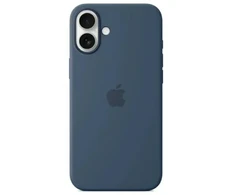 Dėklas Apple MYYA3ZM A iPhone 16 Plus 6.7" MagSafe tamsiai mėlyna denim Silikoninis dėklas