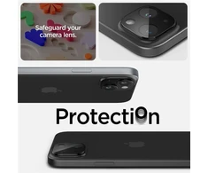Spigen Glass tR Optik 2 vnt., juodos spalvos - iPhone 15/15 Plus/14/14 Plus