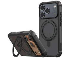 Dėklas Araree Duple M Stand MagSafe do iPhone 17 Pro juoda