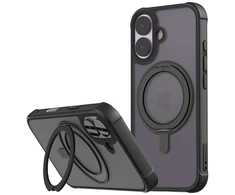Dėklas Araree Duple M Stand MagSafe do iPhone 17 juoda
