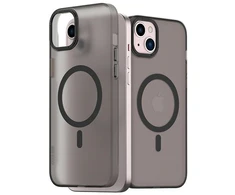 Dėklas Araree etui Aero Frame iPhone 15 Plus /14 Plus 6.7" przeźroczysty-juoda/clear juodas AR20-01840D