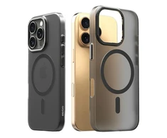 Dėklas Araree etui Aero Frame iPhone 16 Pro6.3" przeźroczysty-juoda/clear juodas AR20-02121A