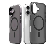 Dėklas Araree etui Aero Frame iPhone 16 6.1"przeźroczysty-juoda/clear juodas AR20-02119A