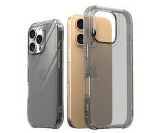 Dėklas Araree etui Flexield iPhone 16 Pro 6.3"dymny/clear juodas AR20-02103B