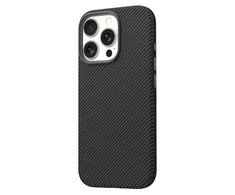 Dėklas Araree etui Pellis Carbon iPhone 16 Pro 6.3" juoda/juodas AR20-02125B