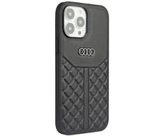 Apple iPhone 13 Pro Audi Genuine odinis dėklas (AU-TPUPCIP13P-Q8/D1-BK) juodos spalvos