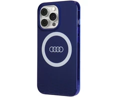 Dėklas Apple iPhone 13 Pro Audi IML Big Logo MagSafe (AU-IMLMIP13P-Q5/D2-BE) mėlynos spalvos