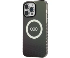 Dėklas Apple iPhone 14 Pro Max Audi IML Big Logo MagSafe (AU-IMLMIP14PM-Q5/D2-BK) juodos spalvos