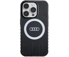 Dėklas Apple iPhone 14 Pro Audi IML Big Logo MagSafe (AU-IMLMIP14P-Q5/D2-BK) juodos spalvos