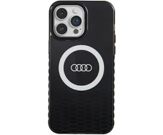 Dėklas Apple iPhone 14 Pro Max Audi IML Big Logo MagSafe (AU-IMLMIP14PM-Q5/D2-BK) juodos spalvos