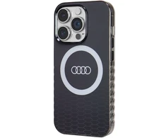 Dėklas Apple iPhone 14 Pro Audi IML Big Logo MagSafe (AU-IMLMIP14P-Q5/D2-BK) juodos spalvos