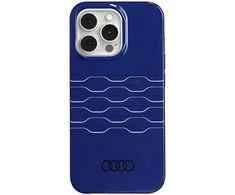 Dėklas Apple iPhone 13 Pro Audi IML MagSafe (AU-IMLMIP13P-A6/D3-BE) mėlynos spalvos