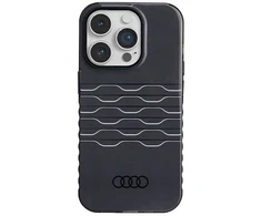 Dėklas Apple iPhone 14 Pro Audi IML MagSafe (AU-IMLMIP14P-A6/D3-BK) juodos spalvos