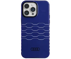 Dėklas Apple iPhone 14 Pro Max Audi IML MagSafe (AU-IMLMIP14PM-A6/D3-BE) mėlynos spalvos