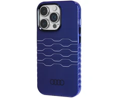 Dėklas Apple iPhone 14 Pro Audi IML MagSafe (AU-IMLMIP14P-A6/D3-BE) mėlynos spalvos