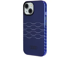 Dėklas Apple iPhone 13 / 14 / 15 Audi IML MagSafe (AU-IMLMIP15-A6/D3-BE) mėlynos spalvos